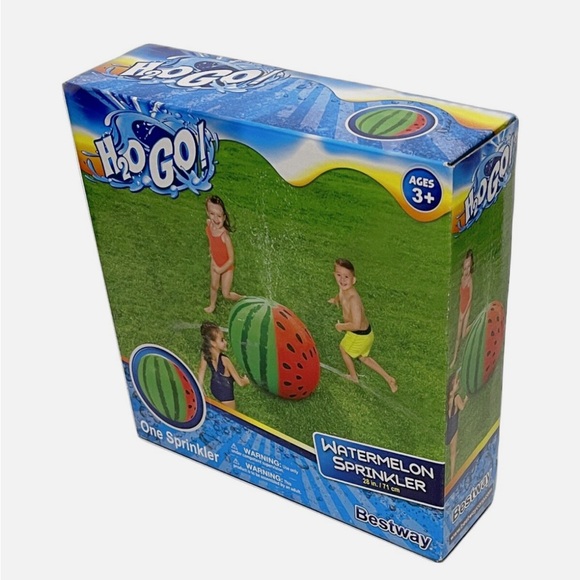 H2O Go! 28 Inch Watermelon Water Sprinkler Ball - Picture 2 of 2